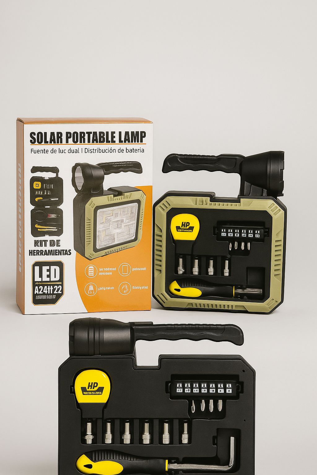 LAMPARA PORTATIL SOLAR LED